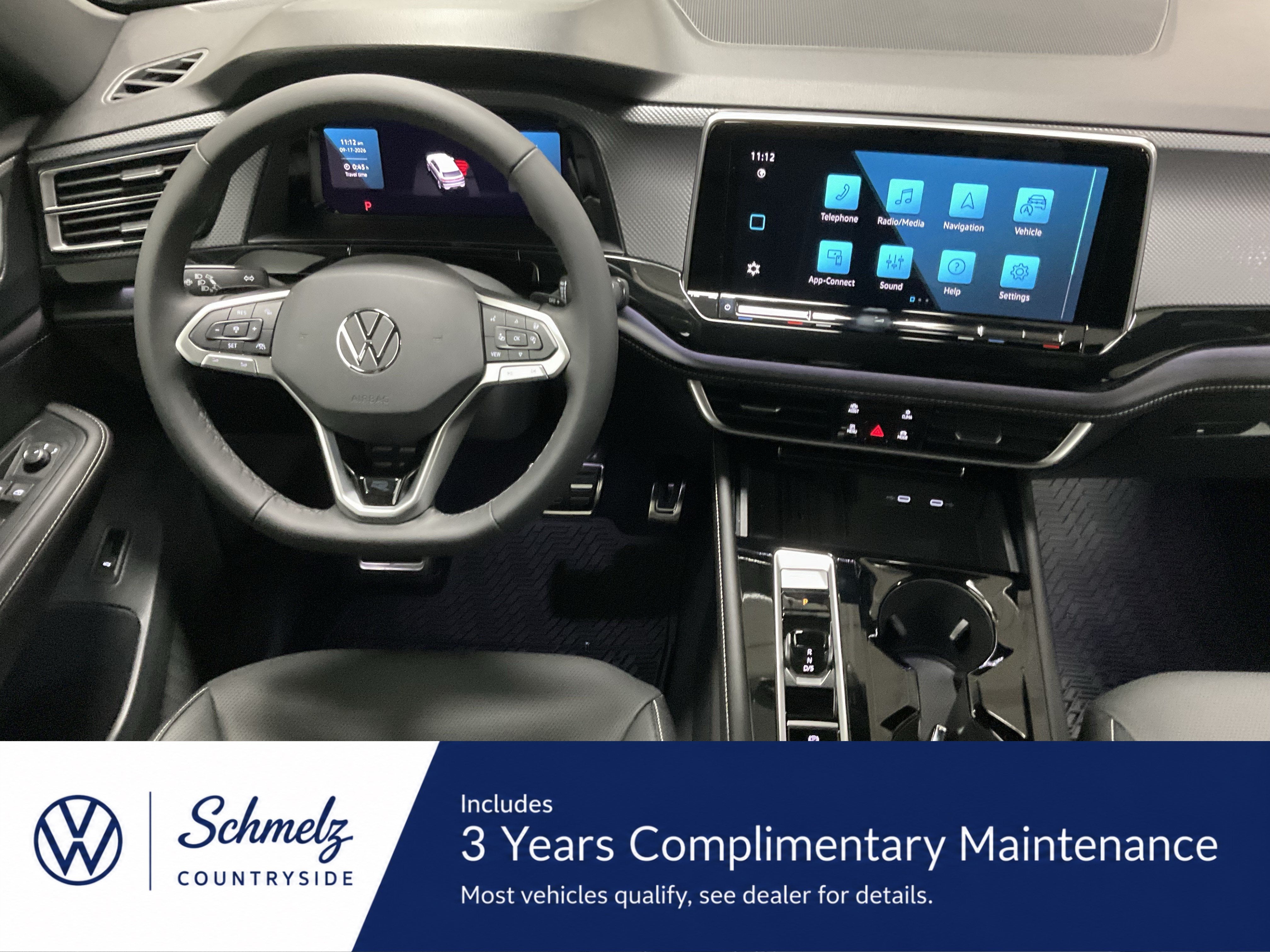 2026 Volkswagen Atlas Cross Sport 2.0T SEL R-Line Black