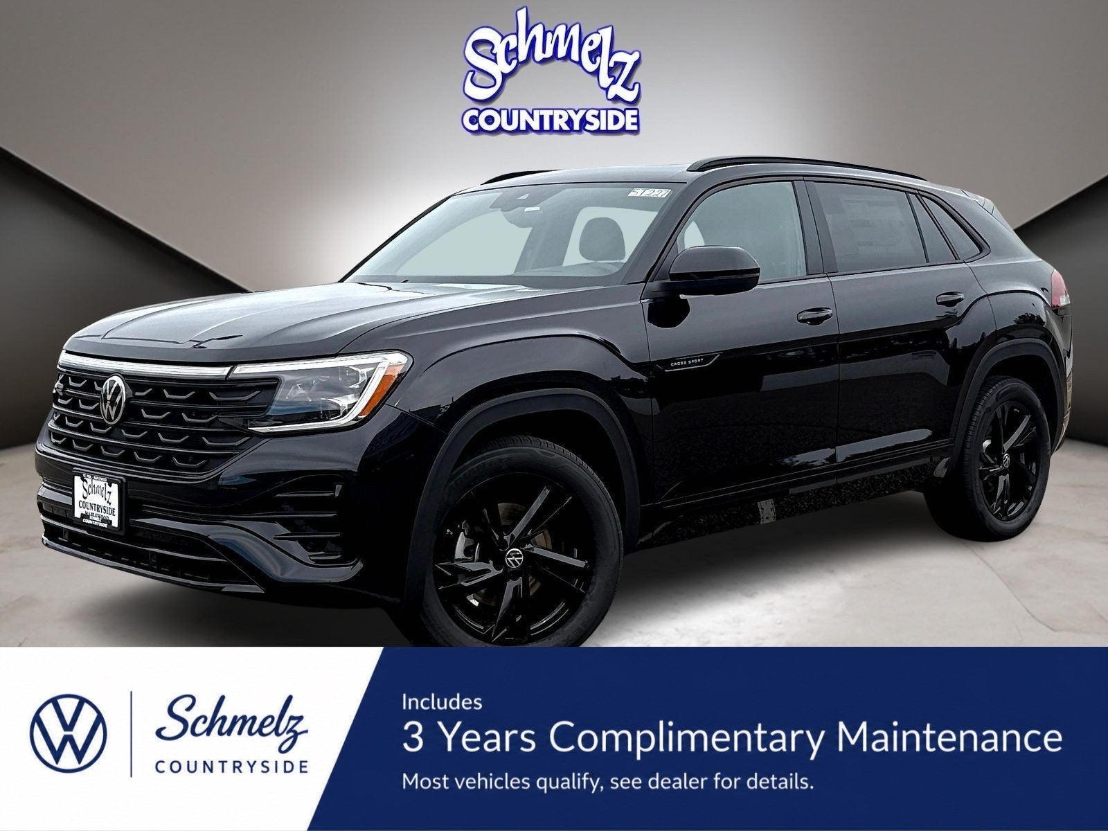 2026 Volkswagen Atlas Cross Sport 2.0T SEL R-Line Black