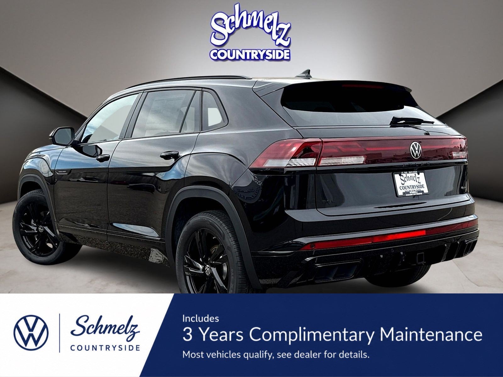 2026 Volkswagen Atlas Cross Sport 2.0T SEL R-Line Black