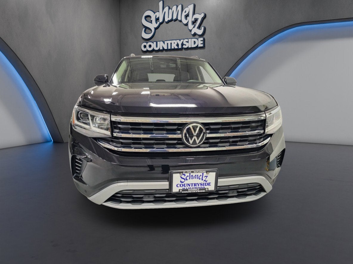 Certified 2023 Volkswagen Atlas SE w/Tech with VIN 1V2HR2CA7PC552739 for sale in Maplewood, Minnesota