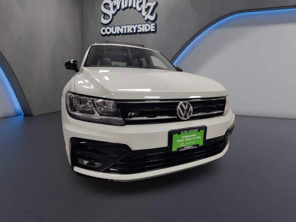 Certified 2021 Volkswagen Tiguan SE R-LINE BLACK with VIN 3VV2B7AX2MM125626 for sale in Maplewood, Minnesota