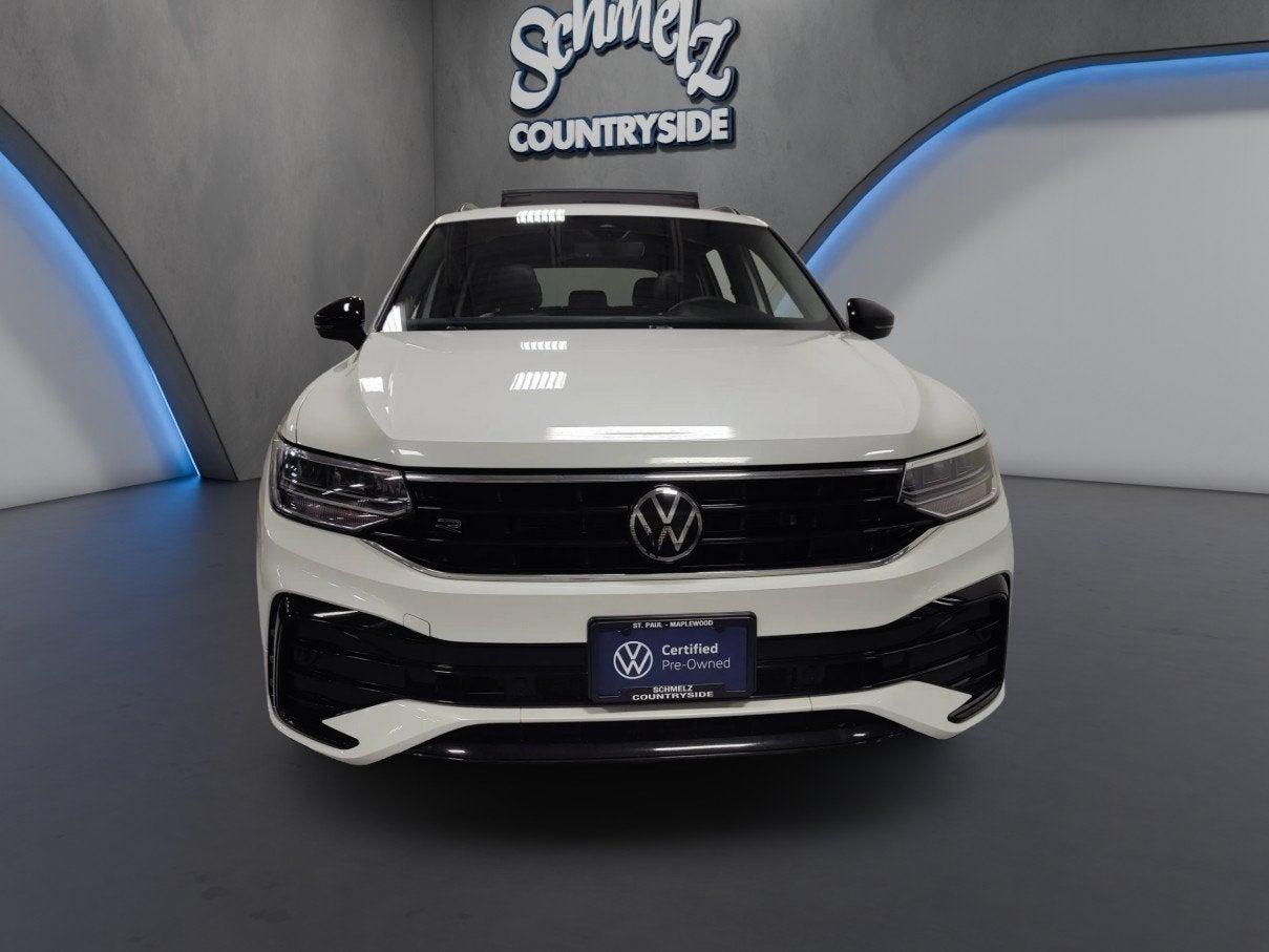Certified 2022 Volkswagen Tiguan SE R-LINE BLACK with VIN 3VV8B7AX7NM102550 for sale in Maplewood, Minnesota