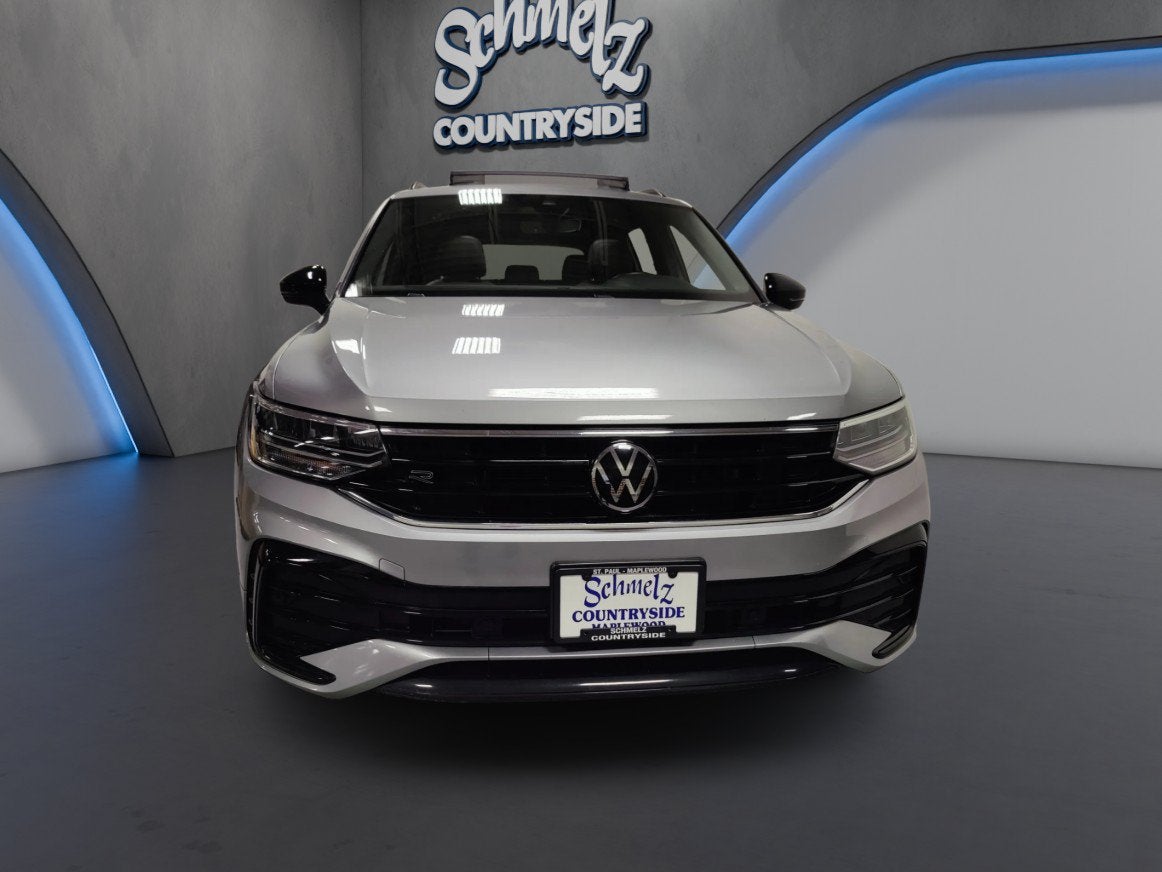 Certified 2023 Volkswagen Tiguan SE R-LINE BLACK with VIN 3VV8B7AXXPM019018 for sale in Maplewood, Minnesota