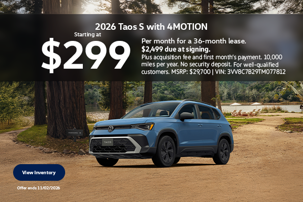 MY26 Taos Lease