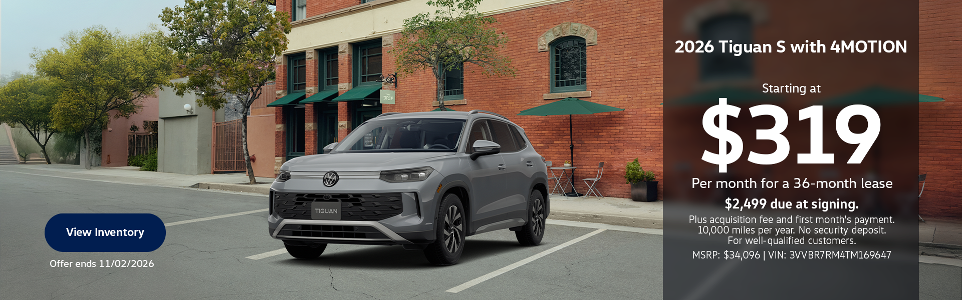 MY26 Tiguan Lease