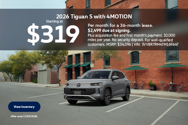 MY26 Tiguan Lease